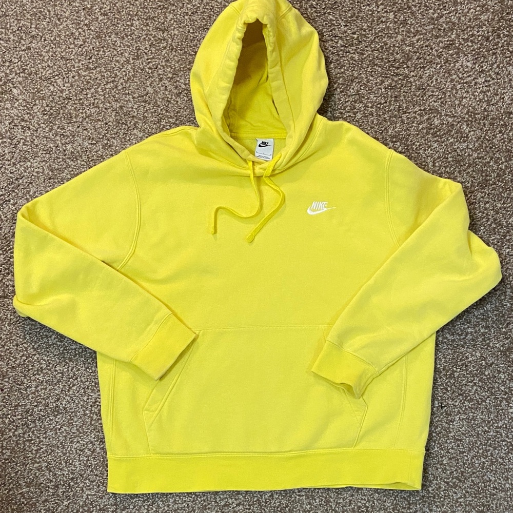 Nike Canary Yellow Pullover Hoodie